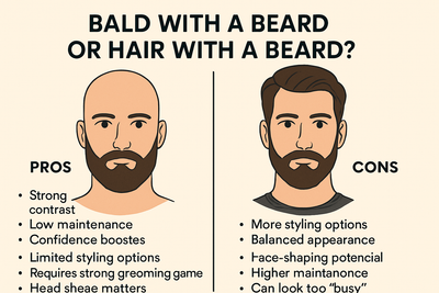 Bald and beard or Hair and Beard that is the question