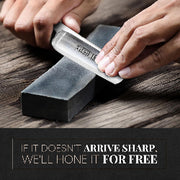 Best Straight Razor - Shave Ready Straight Edge Razor, Japanese Steel + Biblical Wood Straight Razor for Men, Barber Approved Straight Razor, Mens Straight Razor, Leather Case, Close Shave, Great Gift