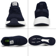 Mens Slip on Walking Shoes Blade Tennis Shoes Non Slip Running Shoes Lightweight Workout Shoes Breathable Mesh Fashion Sneakers