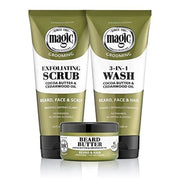 Magic Grooming Beard Butter Pack of 3 for Black Men Softens and Defines Beard