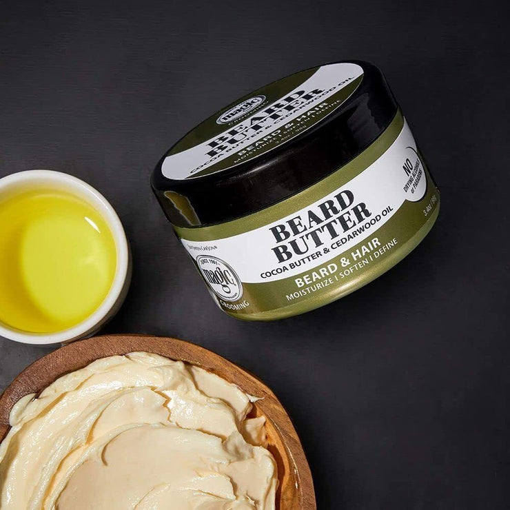 Magic Grooming Beard Butter Pack of 3 for Black Men Softens and Defines Beard