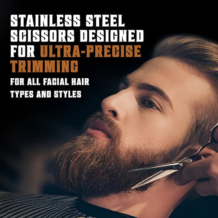 - Beard Comb & Beard Brush Set for Men - Natural Boar Bristle Brush and Dual Action Pear Wood Comb with Velvet Travel Pouch
