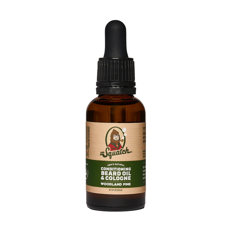 Woodland Pine Natural Conditioning Beard Oil & Cologne for Men, 1 Fl Oz