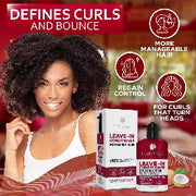 Leave in Conditioner for Curly Hair Frizz Control for Women Men Restores Dry