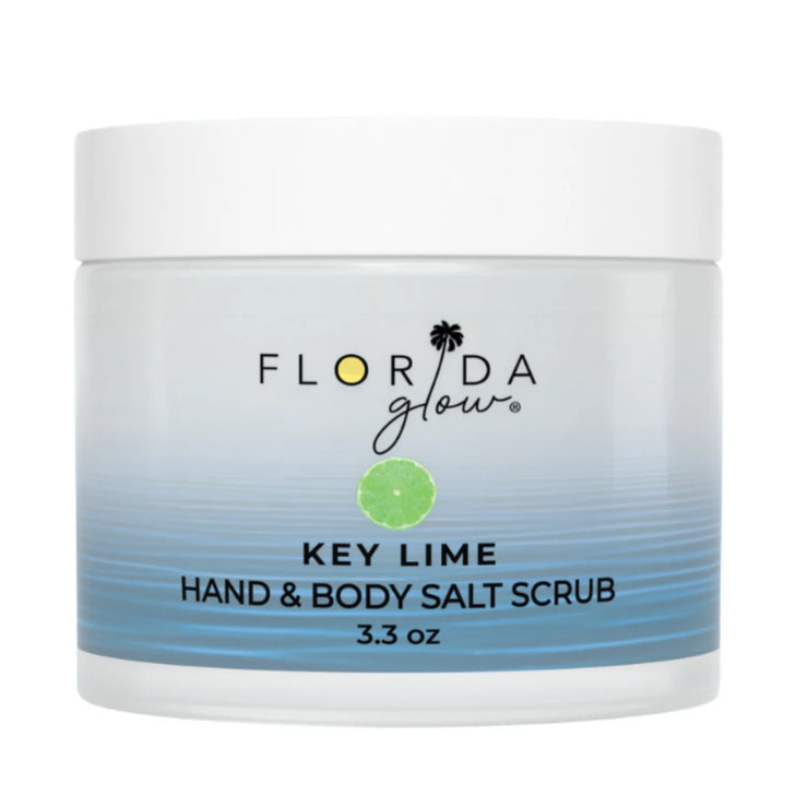 Florida Glow Original Salt Scrub, Exfoliating Body Scrub with Marine Algae & Coconut Oil, 12.1Oz