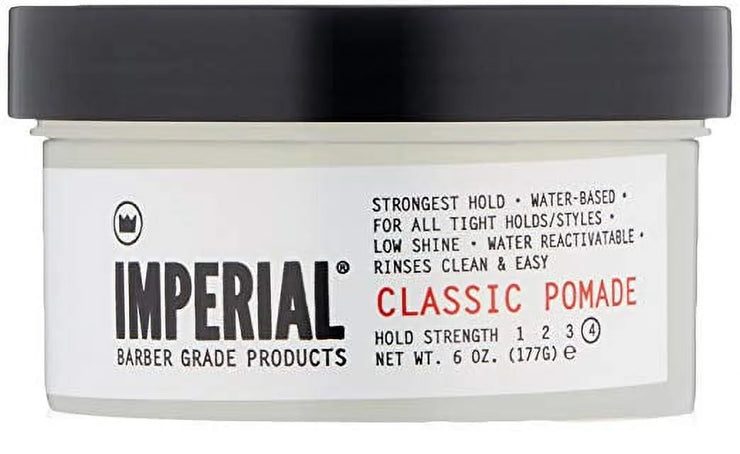 Barber Grade Products Classic Hair Pomade for Men, 6.0 Oz