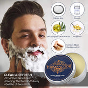 Beard Care Kit, Beard Grooming & Trimming Kit for Men Care, Beard Oil & Balm, Beard Wash Soap, Mustache Scissors, Beard Comb & Brush, Valentine'S Day Gift