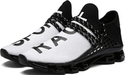 Mens Slip on Road Running Shoes Breathable Lightweight Comfortable Walking Shoes Athletic Gym Tennis Shoes for Men