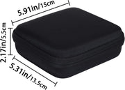Hard Travel Case Replacement for Wahl Professional 8061-100 8164 5-Star Series Rechargeable Shaver Shaper (Black Case)
