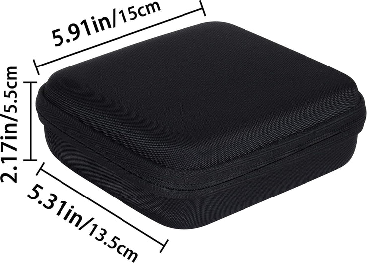 Hard Travel Case Replacement for Wahl Professional 8061-100 8164 5-Star Series Rechargeable Shaver Shaper (Black Case)