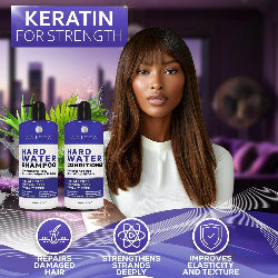 Hard Water Shampoo and Conditioner Set Sulfate Free Hair Care Products For