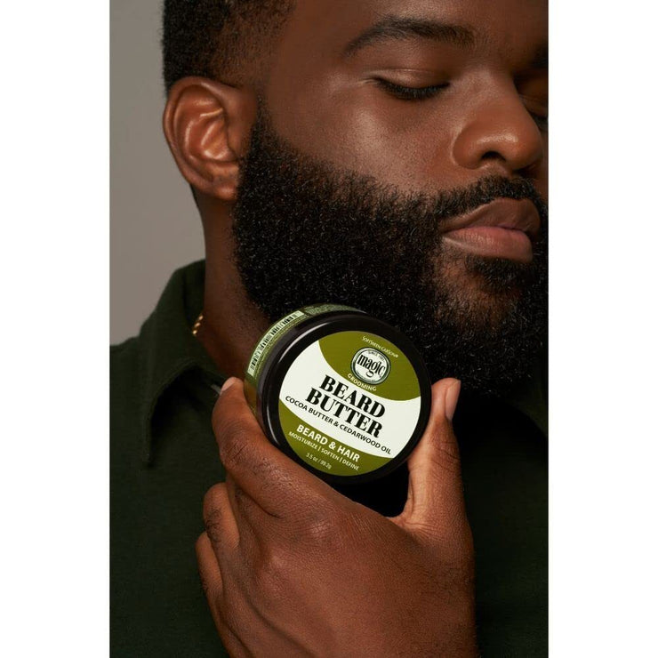 Magic Grooming Beard Butter Pack of 3 for Black Men Softens and Defines Beard