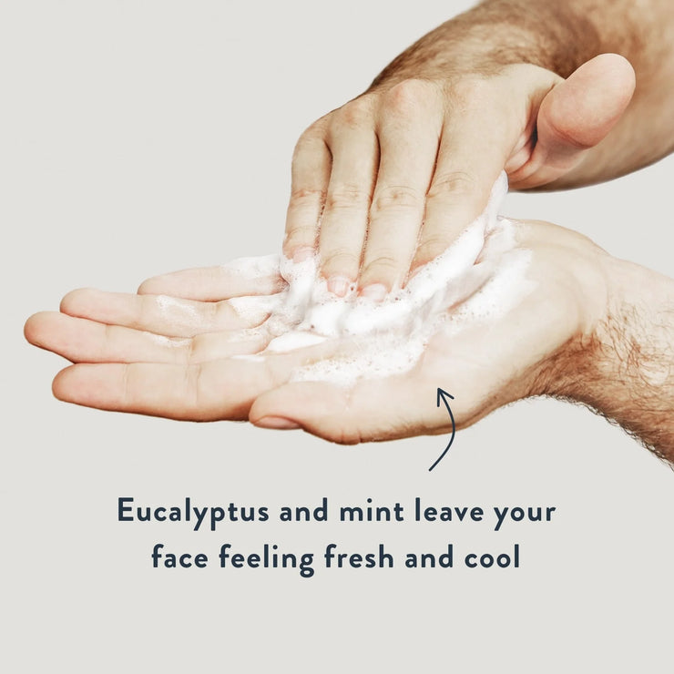 Men'S Exfoliating Face Wash with Peppermint and Eucalyptus, 5.1 Fl Oz