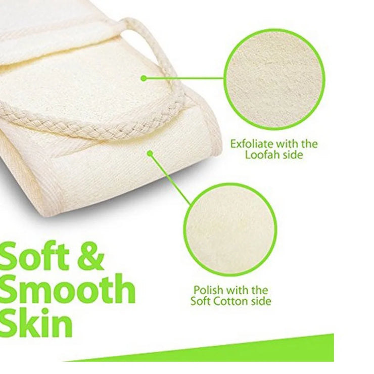 Exfoliating Loofah Back and Body Scrubber for Shower for Men and Women