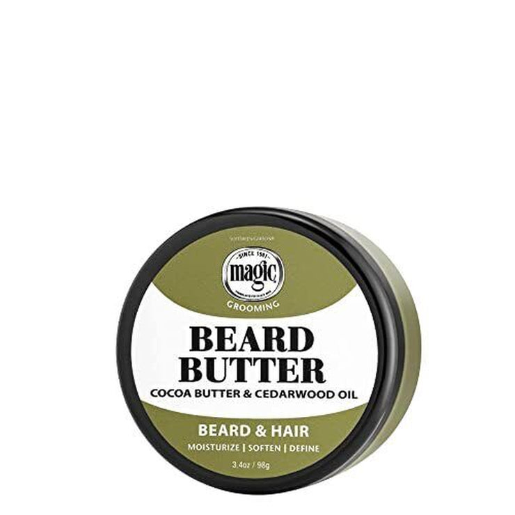 Magic Grooming Beard Butter Pack of 3 for Black Men Softens and Defines Beard
