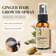 Hair Growth Spray Hair Loss Treatment Oil for Men Women Ginger Fast Hair Regrowth Thinning Hair Care Products