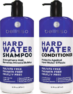 Hard Water Shampoo and Conditioner Set Sulfate Free Hair Care Products For