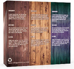 - Beard Oil Conditioner - Natural Beard Oil - Variety Pack Mix Bay Rum, Unscented, Sandalwood, 3 Packs