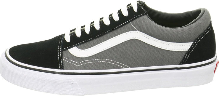 Unisex Old Skool Classic Skate Shoes, Black/Pewter, Men'S 10.5, Women'S 12 Medium