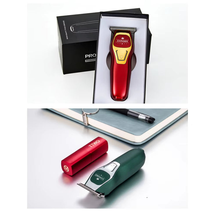 Powerful Professional Hair Trimmer Men 0 MM T Blade Electric Clipper Rechargeable Barber Haircut Machine Beard Trimmer Shaver