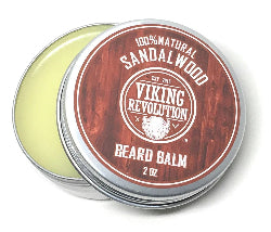 Beard Balm with Sandalwood Scent and Argan & Jojoba Oils- Styles, Strengthens & Softens Beards & Mustaches - Leave in Conditioner Wax for Men (1 Pack)
